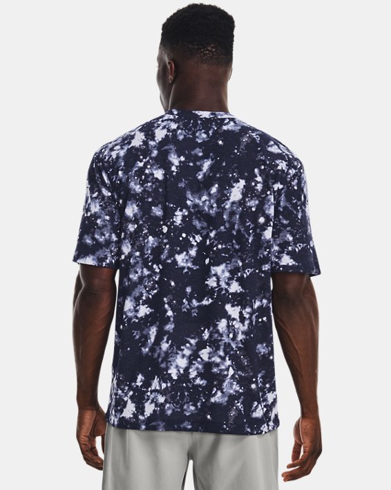 Camiseta de manga corta UA Breeze Trail para hombre, White, pdpMainDesktop image number 1